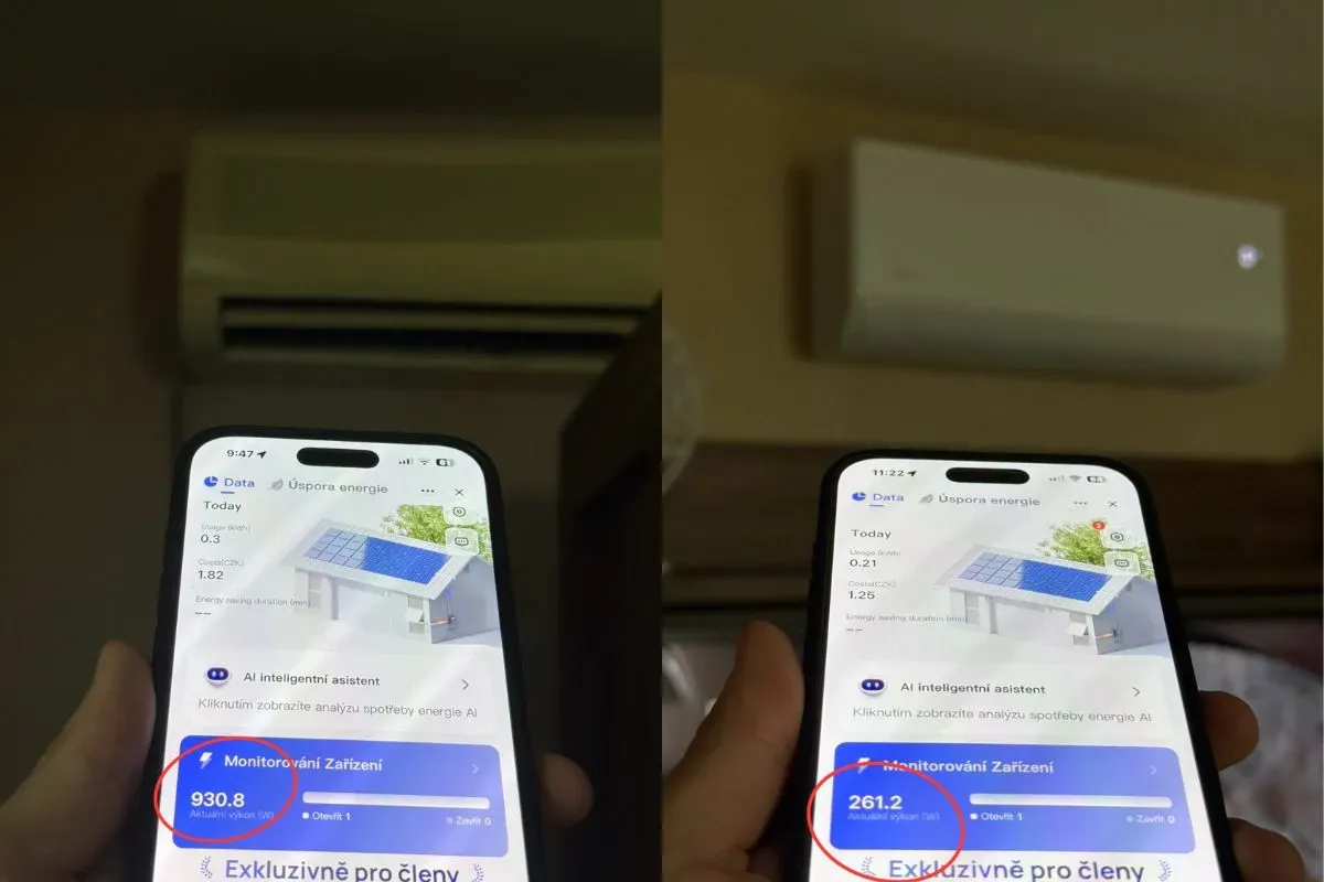 Realizace výměny staré klimatizace za moderní klimatizaci midea Breezeless E - foto 6